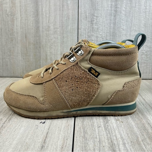 Teva Highside 84 Mid Retro Suede Hiking Sneaker Boot Lace Up Womens Size 7 - Picture 2 of 10